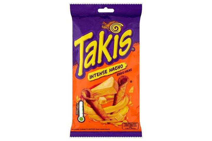 Takis Intense Nacho sajtízű sült kukoricasnack 100 g