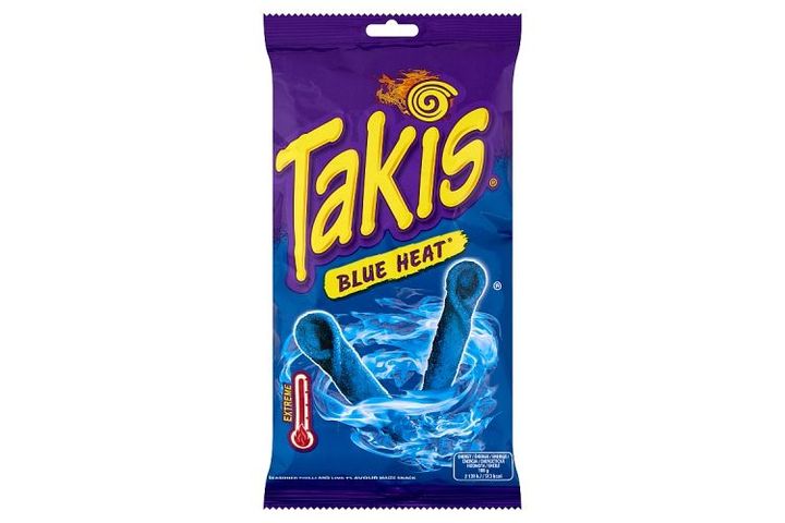 Takis Blue Heat chili és lime ízű sült kukoricasnack 100 g