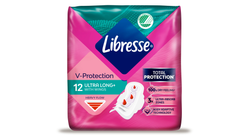 Libresse Ultra Long + Wings Heavy Flow V-Protection Binda 12-p