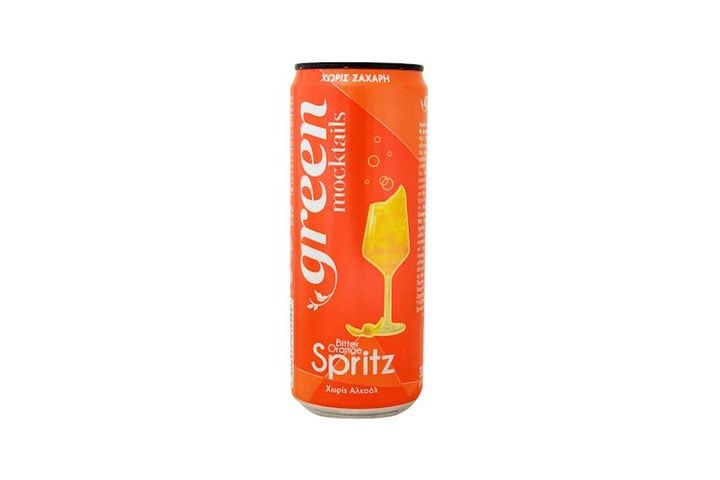 Green Mocktails Bitter Orange Spritz alkoholmentes szénsavas üdítőital steviával dobozos 330 ml