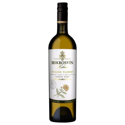 Mikrosvín Mikulov Riesling Wlašský Flower Line white wine | 750 ml