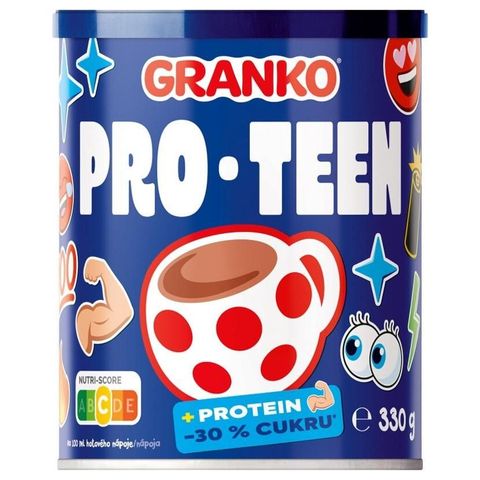 Granko Pro-teen Instantní kakaový nápoj s proteinem | 330 g