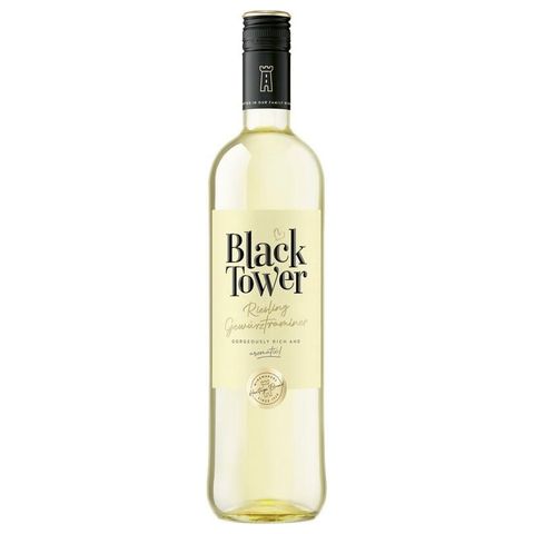 Reh Kendermann Black Tower Riesling & Traminer Red White Wine | 750 ml