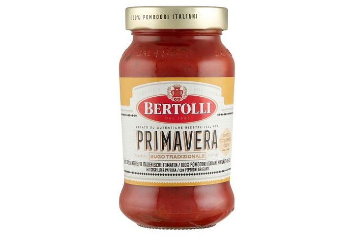 Bertolli Primavera tésztaszósz olívaolajjal, paradicsommal és grillezett paprikával 400 g