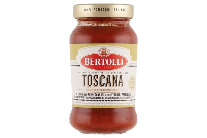 Bertolli Toscana tésztaszósz olívaolajjal, paradicsommal, zöldségekkel és sajttal 400 g