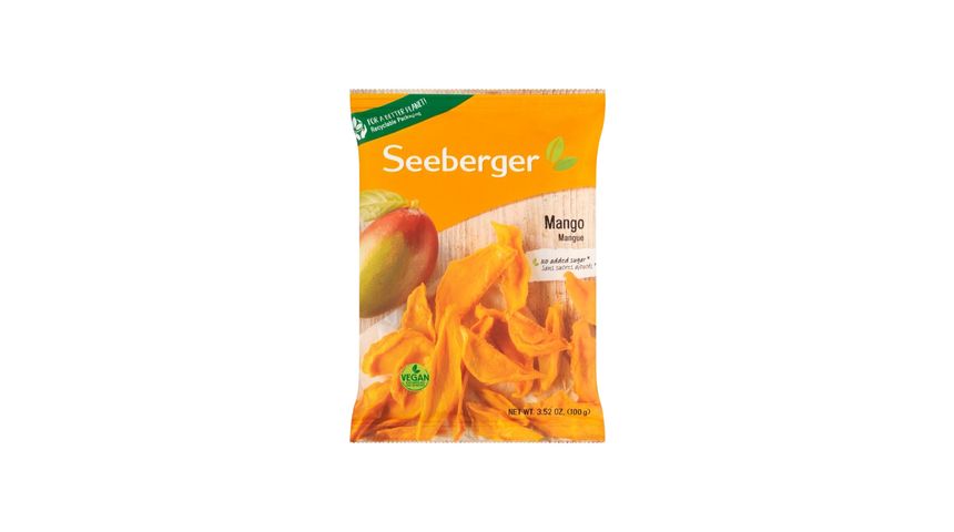 Seeberger kénezett aszalt mangócsíkok 100 g