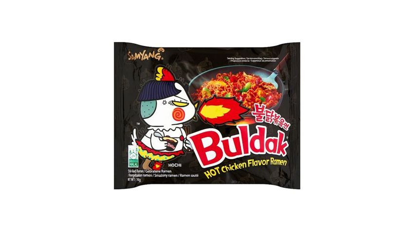 Samyang Buldak csípős instant ramen tészta csirke ízesítéssel 140 g