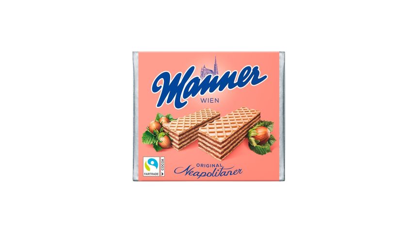 Manner Crunchy Wafers with Creamy Hazelnut Filling | 75 g