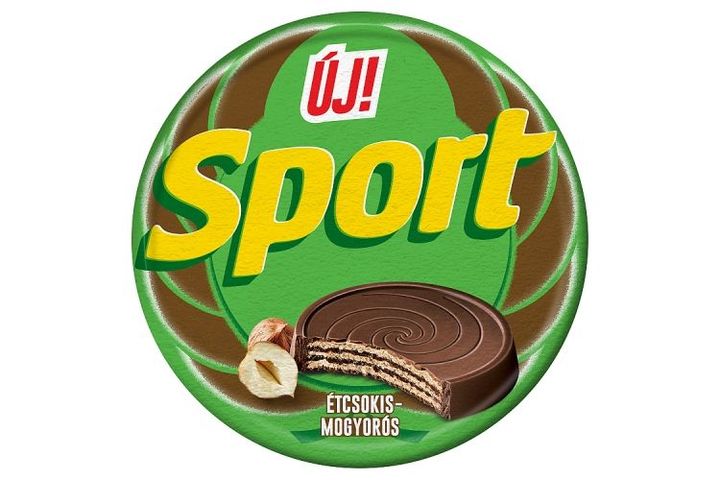 Sport érem- mogyorós ostya étcsokoládéval borítva 30g