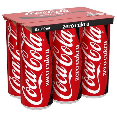 Coca Cola Zero Can | 6 x 330 ml