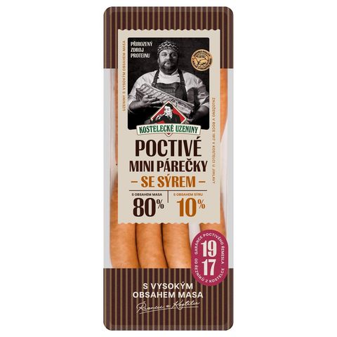 Honest mini sausages with cheese | 180 g