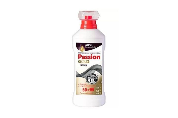 Passion Gold Laundry Gel for Black Clothes 2 l