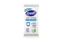 Fresh Antibacterial Wet Wipes 15 pcs