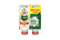 Jar Platinum Plus Duo lemon & lime scent washing up liquid, 545 ml
