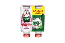 Jar Platinum Plus Duo raspberry scent washing up liquid, 545 ml