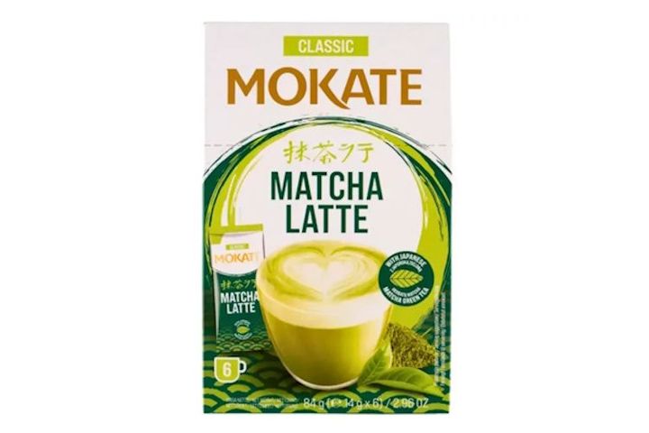 Mokate Matcha Latte milk and green tea-based instant drink powder classic 6 x 14 g