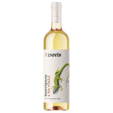 Znovín Znojmo Sauvignon late harvest Green Lizard white wine | 0.75 l