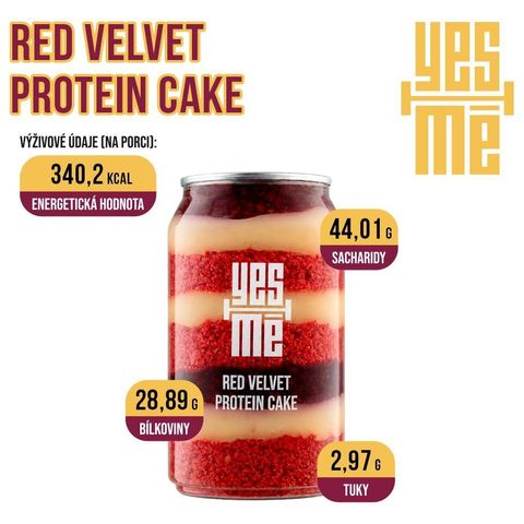 YES ME Red Velvet Protein Cake | 270 g