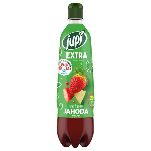 Jupí Syrup Extra strawberry + apple | 700 ml