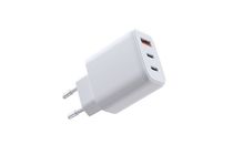 AVAX CH361 SPEEDY 65W GaN hálózati töltő 2×USB-C + USB-A fehér