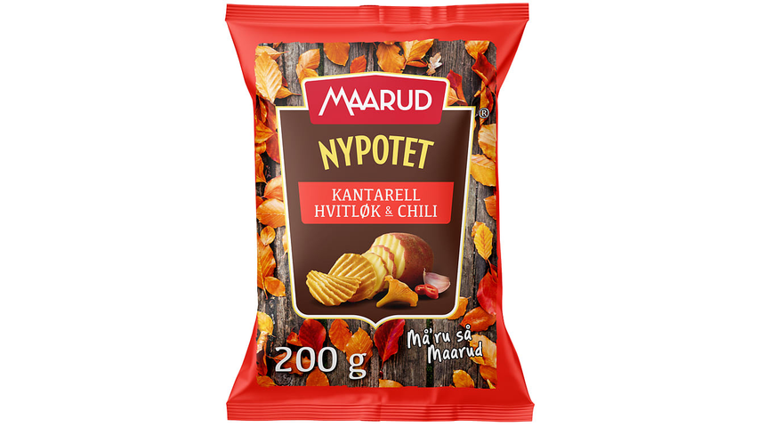 Maarud Nypotet Kantarell, Hvitløk & Chili | 200g
