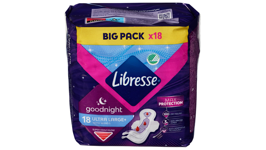 Libresse Goodnight Ultra Wing Bind | 18stk