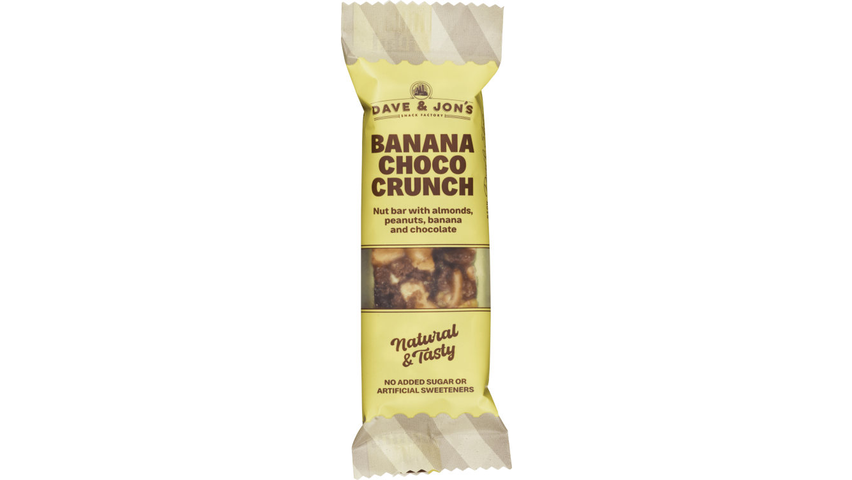 Dave&Jon's Nøttebar Banana Choco Crunch | 35g