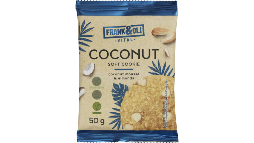 Frank&Oli Coconut Soft Cookies Glutenfri | 50g