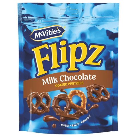 Flipz Pretzels in milk chocolate | 70 g