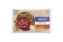 Purina One Mini Complete Pet Food for Mini and Small Adult Dogs 4 x 85 g (340 g)