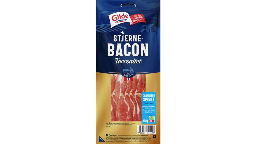 Gilde Stjernebacon Tørrsaltet | 105g