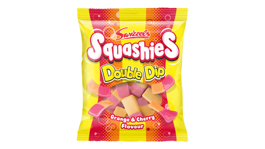 Swizzels Squashies Double Dip Orange & Cherry | 140g