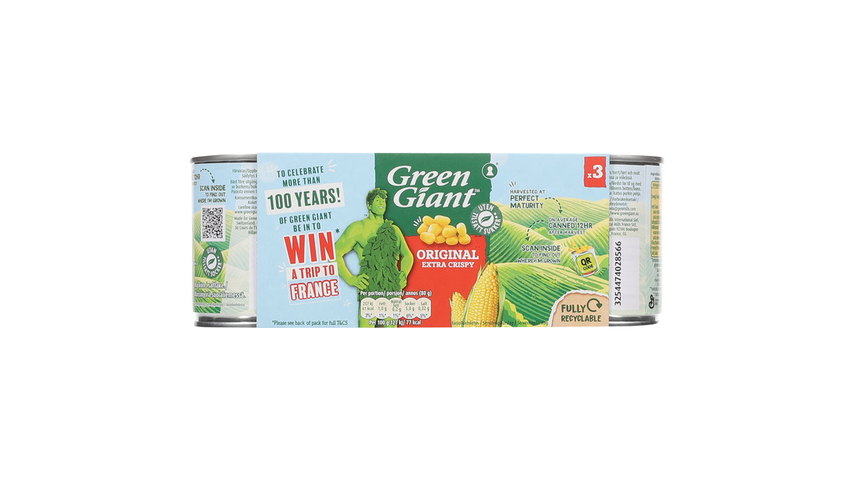 Green Giant Maiskorn Extra Crisp | 3 x 160g