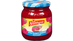 Stabburet Bringebærsyltetøy u/Sukker | 380g