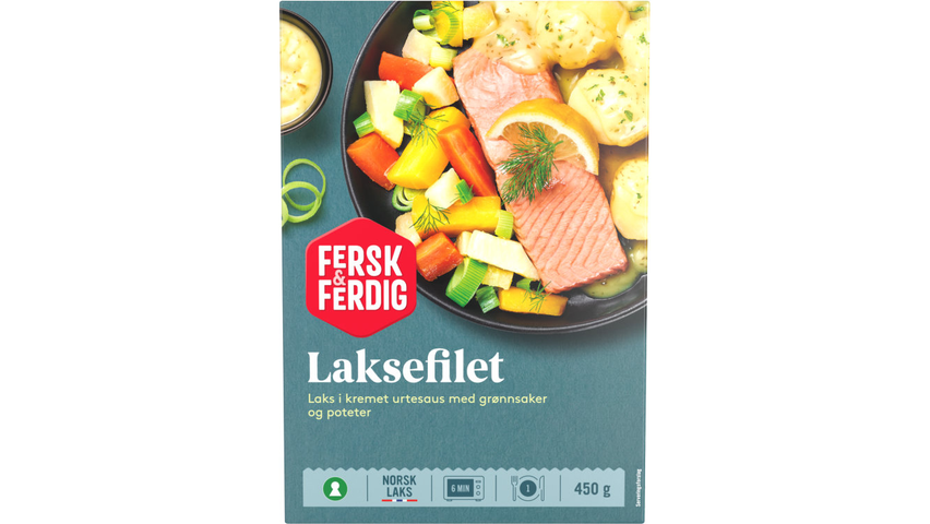 Fersk & Ferdig Laksefilet | 450g