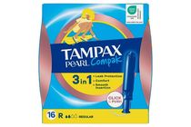 Tampax Pearl Compak Regular tampons with applicator, 16 pcs