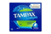 Tampax Compak Super tampons with applicator, 16 pcs