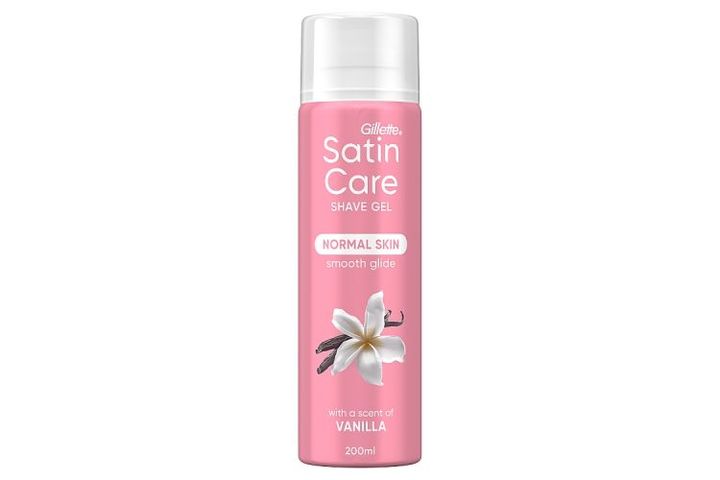 Gillette Satin Care women's shaving gel for normal skin with vanilla scent, 200 ml