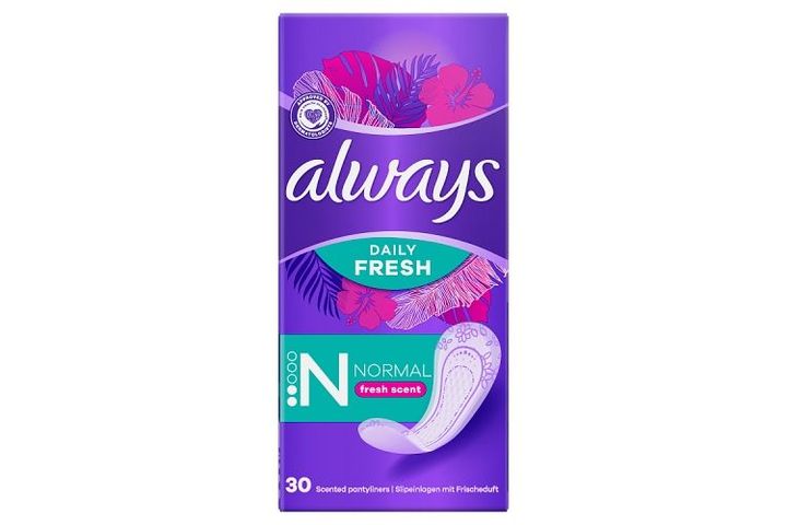 Always Daily Fresh Normal, With Fresh Scent 30 pads