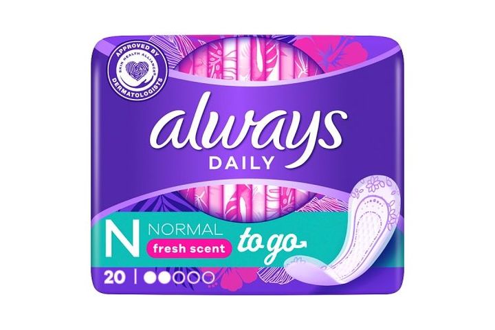 Always Dailies Normal To Go Fresh Panty Liners 20 pads