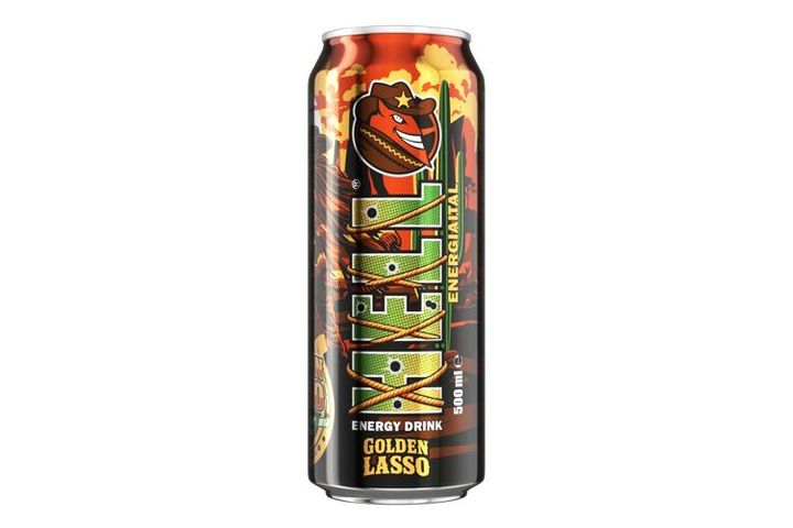 HELL Golden Lasso Apple flavored, caffeinated, carbonated energy drink 500 ml