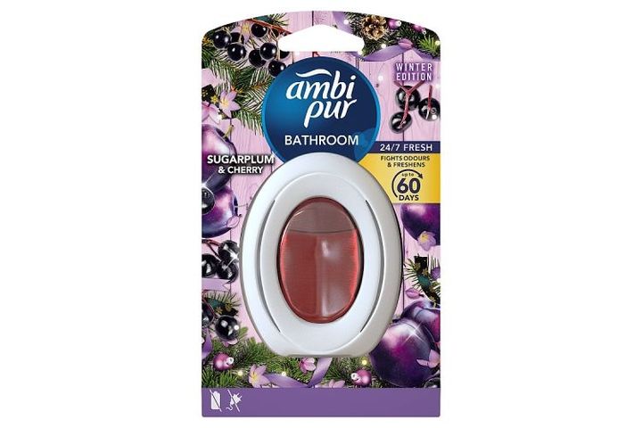 Ambi Pur Bathroom, Continuous Air Freshener, Sugarplum & Cherry 1 piece