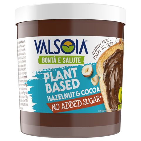 Valsoia Cocoa spread with hazelnuts without added sugar | 200 g