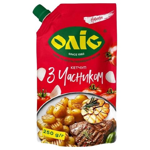 Olis Ketchup with garlic | 220 g