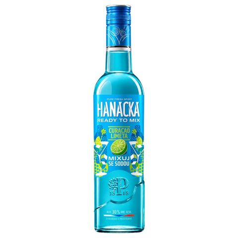 Hanácká Ready To Mix Curacao Lime (30%) | 500 ml