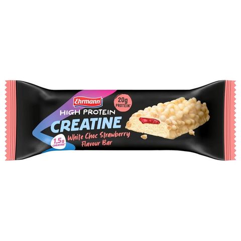 Ehrmannn High Protein Creatine Bar white chocolate + strawberry | 60 g