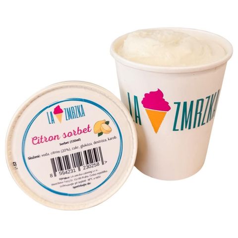 La Zmrzka Lemon sorbet ice cream | 530 ml