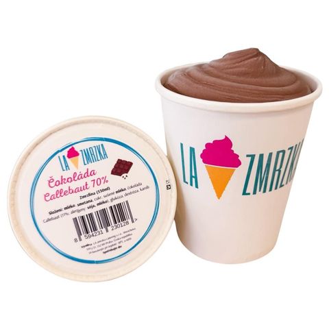La Zmrzka Chocolate Callebaut 70% ice cream | 530 ml