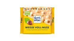 Ritter Sport White Chocolate with Whole Nuts | 100 g