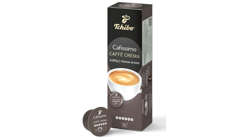 Tchibo Cafissimo Caffè Crema Intense Aroma Coffee Capsules 10 x 7,5 g (75 g)